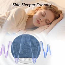 Slaapsprekers - Kussen Luidspreker voor Slapen - Ultradun (0,47 inch) - Geplande afsluiting - Onderkussen Bluetooth Speaker - Botgeleiding Technologie - Witte Ruis - batterijduur - Draadloos - voor Volwassenen & Kinderen - bruin — thumbnail 5