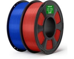 3D Printer Filament - PETG Spoelen - 3D Printen - Hoge Slagvastheid - 2 kg - Rood en Blauw
