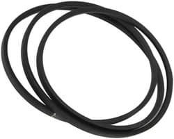 Vervangende Maaier Riem - Grasmaaier Riem Onderdeel - Gazon Onderhoud - Stalen Koorden - 101" x 1/2" - Zwart