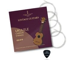Ukulele Snaren Carbon Strings US-019 - Ukulele snaren - Transparant - Lintage Guitars