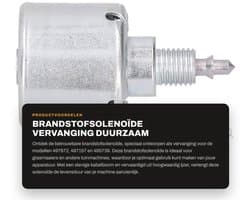 Dailygoods- Brandstofsolenoïde vervanging 692734 - Duurzaam - Kabelboom - Betrouwbare accessoires - Geschikt voor 497672/497157/495739 - Hoogwaardig ijzermateriaal - Brandstofklep