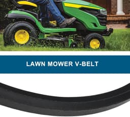 Dailygoods- Grasmaaier V-riem 2180mm - Compatibel met John Deere LR125/LR135 - Compatibel met Solo 560 Hydro/561 Hydro - Sterk rubberen materiaal - Eenvoudig te installeren — thumbnail 5