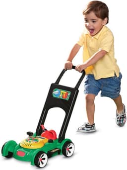 QIN® Grasmaaier Speelgoed - Kruiwagen Speelgoed - Grasmaaier Kinderen -Meerkleurig- 20cm x 12cm x 21cm — thumbnail 2