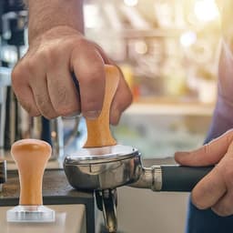 Koffietamper - Espresso stamper - Perfecte Espresso - Roestvrij Staal - 51 mm - Zilver — thumbnail 4