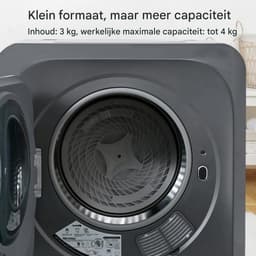Afvoerdroger - Wanddroogkast met UV Sterilisatie en 6 Programma's - 3 kg Capaciteit - Grijs — thumbnail 14