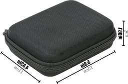 Duurzame Hard Case Bescherming voor Portable SSD's - Geschikt voor T7, T7 Touch, T7 Shield en T9 - Zwart — thumbnail 3