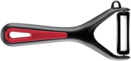 Westmark Gallant dunschiller met keramisch mes zwart en rood 15x6.9x1.8cm — thumbnail 2