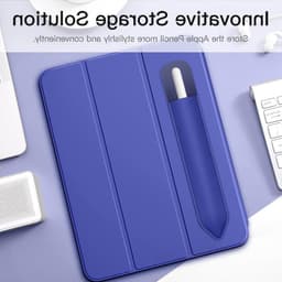 Pencil Holder Sticker voor Apple Pencil Pro en 1st/2nd Generatie, Elastische Pouch voor iPad, Adhesieve Sleeve voor Stylus Pennen, Donkerblauw — thumbnail 2