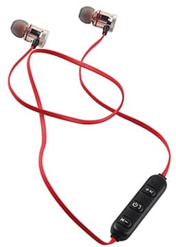 Draadloze Bluetooth sportkoptelefoon met geïntegreerde magneten en multi-pairing V4.1 technologie voor lange standby- en spreektijden met één volle lading (2 kleuren optioneel) (goud) — thumbnail 3