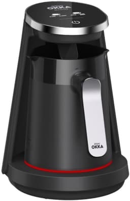 Arzum OKKA New Minio Jet 2 - Turks Koffiezetapparaat - Zwart/Chroom - Dubbelzijdige Koffiepot - 1-4 kopjes - 400W — thumbnail 1
