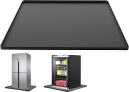 Mini Koelkastmat - Opvangbak Wasmachine - Vloer Beschermen - Antislip Absorberend - 60x60x15 cm - Grijs — thumbnail 1