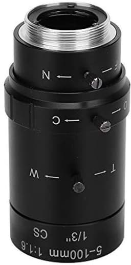 5-100mm CCTV Lens, 1.3MP Zoom CCTV Lens CS Mount Handmatige Diafragma Aluminium HD Lens voor Beveiligings CCTV Camera Lage Vervorming Hoge Compatibiliteit — thumbnail 5