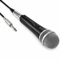 Microfoon - Dynamisch - 6.3mm jack - XLR - Koffer inbegrepen - Aan/uit-knop - 5 meter kabel - Allteq — thumbnail 1