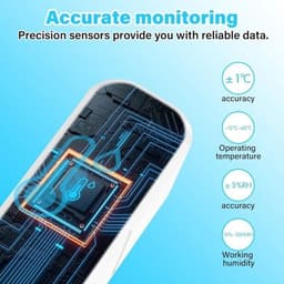 Tuya Smart Living WiFi-thermometer en -hygrometer Geschikt voor binnen, Geschikt voor Alexa en Google Home (4-pack) — thumbnail 2