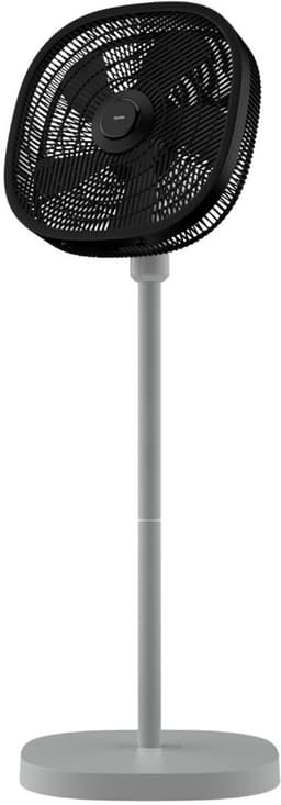 Dynter Staande Ventilator – Statiefventilator - Roterende ventilator – In hoogte verstelbaar & opvouwbaar (80 tot 125 cm) – Draaibare kop - Krachtig en geruisloos - Zilvergrijs – Diameter: Ø46.5 cm (AV25G) — thumbnail 1