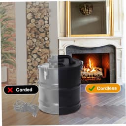 Asstofzuiger met slang - Reinigingsset Haard - Kachel Reinigen - Ruime capaciteit - 4 Gallon - Zwart — thumbnail 4