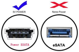 USB-C naar eSATA Kabel voor Externe Harde Schijf (HDD/SSD) - 1 Meter — thumbnail 3