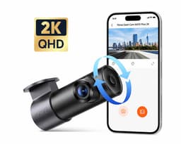 Sello! Dashcam voor auto – 2K QHP-resolutie – 143° groothoeklens – superieur bij weinig licht – incl.64 gb geheugenkaart — thumbnail 1