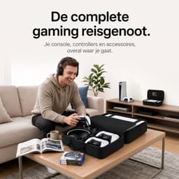 BOTC PS5 Case - PS5 Tas - PS5 Koffer - Opbergtas - Multifunctioneel - Waterdicht - Zwart — thumbnail 4