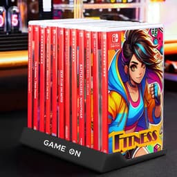 Xainy – Card case houder zwart geschikt voor 12 Nintendo Switch of Switch 2 game boxes | Switch-games accessoires | Spellen decoratief games stand | Opberg decoratie box / opbergbox voor OLED / Lite consoles — thumbnail 2