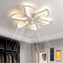 RUX® Plafonniere Met Ventilator - Plafondventilator - Plafondventilator Met Verlichting - Wit - 79cm x 79cm x 13cm; 6 kg — thumbnail 4