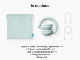 soundcore Space 2 by Anker, Active Noise Cancelling Koptelefoon, Comfortabele Pasvorm, 50H Speeltijd, LDAC Hi-Res Draadloze Audio, Dual Connection, Helderre Gesprekken, Bluetooth 6.1, Nap Mode, Draagdetectie — thumbnail 22