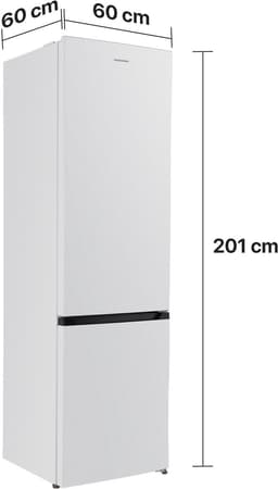 Heinner HCNF-HM326E++ Koel-vriescombinatie 326 L – Full No Frost – Super Freeze – Elektronische Bediening – Omkeerbare Deur – Wit – 5 Jaar Garantie — thumbnail 3
