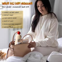 Set van 6 Herbruikbare en Wasbare Haarvangers voor de Wasmachine, Mini Haarverwijderaar en Silicone Accessoires voor Efficiënte Haarverzameling — thumbnail 2
