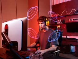 OXS Storm G2 Draadloze Gaming Headset – Oranje (SG2-OR) — thumbnail 2
