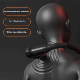 Massage Gun – Massage Pistool – Spiermassage Apparaat – Rug & Nek – Inclusief Opzetstukken — thumbnail 3