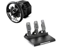 Thrustmaster T598 Servo Base + GT Wheel Add-On + Raceline Pedals III LC – Direct Drive Sim Racing Set - PC - PS4 - PS5