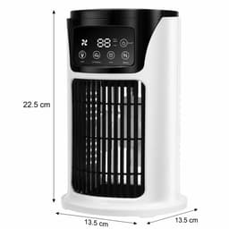 Airco - Airconditioning - Mobiele airco - Mini airco - Mini airconditioning - LED Light - Quiet 6 - Speed Desk Cooler for Home Office — thumbnail 2