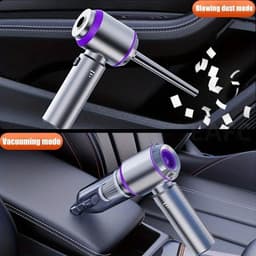 ITRONIQ Kruimeldief Draadloos – Auto Stofzuiger en Air Duster – Mini Handstofzuiger Met Blaasfunctie - Mini Vacuum Cleaner — thumbnail 2