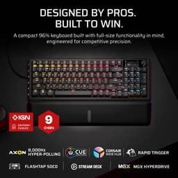 Corsair Vanguard Pro 96 - Mechanisch Gaming Toetsenbord - RGB - Hall Effect - LCD-Scherm - US Qwerty — thumbnail 2