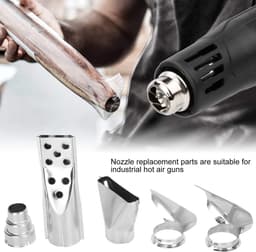 Dailygoods - Dailygoody - Heat Gun Nozzle - Vervangende accessoires - Roestvrij staal - Heat gun nozzles - Ideaal voor soldeerstation - Geschikt voor heat gun — thumbnail 4
