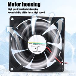 Dailygoody - Koelventilator - 24 V ventilator - Ultra Low Mute - 9 cm formaat - Betrouwbare koeling - Geschikt voor frequentieomvormer en lasapparaat — thumbnail 4
