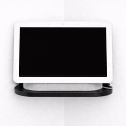 YUOM. Hoek Wandhouder geschikt voor Google Nest Hub – incl. Schroeven en Pluggen - Hoek Muurbeugel / Wall Mount – Gen 1 & 2 – Zwart — thumbnail 1