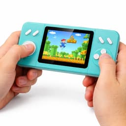 Retro Game Console – Handheld Spelcomputer voor kinderen – Gameboy – Reisspeelgoed – LCD-kleurenscherm – 266 Games — thumbnail 1