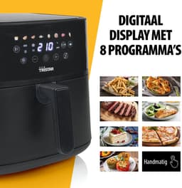 Airfryer 8 Liter – 2000W – Digitale Airfryer met LED Touchscreen – 8 Programma’s – PFAS-vrije Antiaanbaklaag – Tristar FR-9071 – Zwart — thumbnail 6