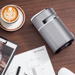 BLITZHOME C180 Mini-Koffiemachine Volautomatische – Draagbare Espressomachine, 15 Bar, Warm & Koud Extractie, Eenvoudig te Reinigen voor Thuis, Kantoor en Onderweg — thumbnail 4
