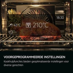 AEG NKK8N621B Compacte Combi Oven met Magnetron 45 cm – TFT Touchscreen – Kerntemperatuursensor – WiFi – Zwart — thumbnail 9