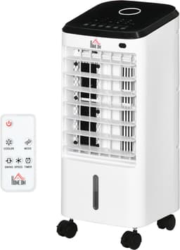 Mini Airco PRO - Mobiele Airco - Luchtkoeler 3-in-1 - Ventilator - Luchtbevochtiger - Koeling Met IJs - 3,5L Watertank - 12 Uur Timer - Voor Kamer 12-16 m² - 24,5x27x60 cm - 1 — thumbnail 5