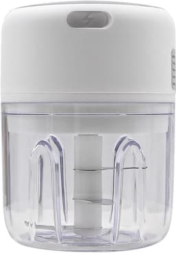 Elektrische Voedselsnijder 250ML Mini Draadloze Draagbare Vleesmolen USB-opladen Knoflook Snijder Keukenmachine voor Groenten/Noten/Fruit/Vlees/etc — thumbnail 1