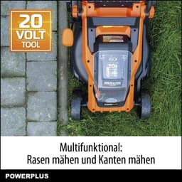 Powerplus Dual Power accu grasmaaier POWDPG75561-20 V, 340 mm Ø grasmachine, zonder accu en lader, met grasopvangsysteem en achteruitworp — thumbnail 5