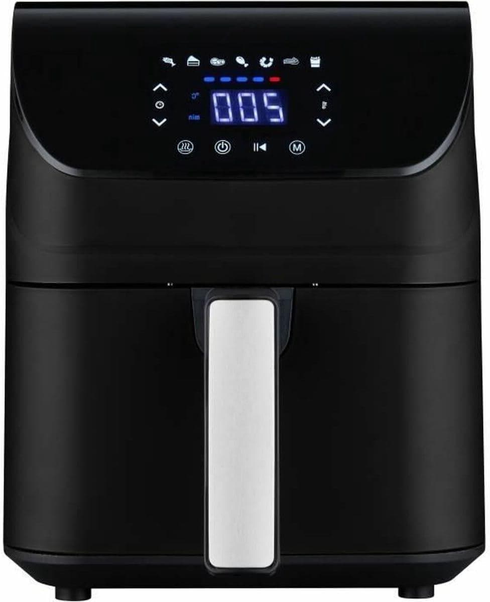Friteuse zonder olie - Airfryer - Gezond koken - Snelle bereiding - 43 Liter - Zwart — afbeelding 1
