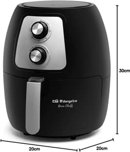 Friteuse zonder olie - Airfryer Heteluchtfriteuse - Gezond koken - 4 liter inhoud - 29 x 335 x 37 cm — thumbnail 2