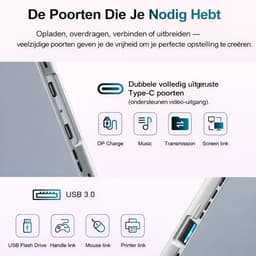 Ninkear S13 2-in-1 Laptop 13" 2.5K Touch - Intel Core Ultra 5 115U - 16GB RAM - 1TB SSD - Incl. Toetsenbord & Stylus — thumbnail 4