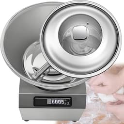 Deegmixer - Deegkneedmachine Elektrisch - Deeg Mengen - Dubbel Roterende Kom - 8kg - Zilver — thumbnail 1