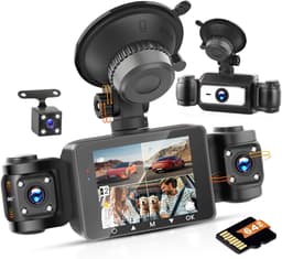 USB-dashcam voor Android-autoradio Waterdichte mini-autocamera Auto-recorder Nachtzicht Dashcam Loop-opname met G-sensor Videorecorder 170掳 groothoek met 64G SD-kaart — thumbnail 1