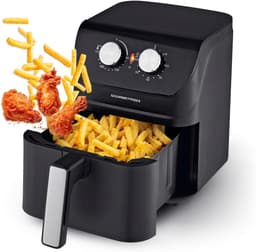 Heteluchtfriteuse 4 Liter met Timerfunctie - Vetarm Frituren, Grillen en Bakken — thumbnail 1